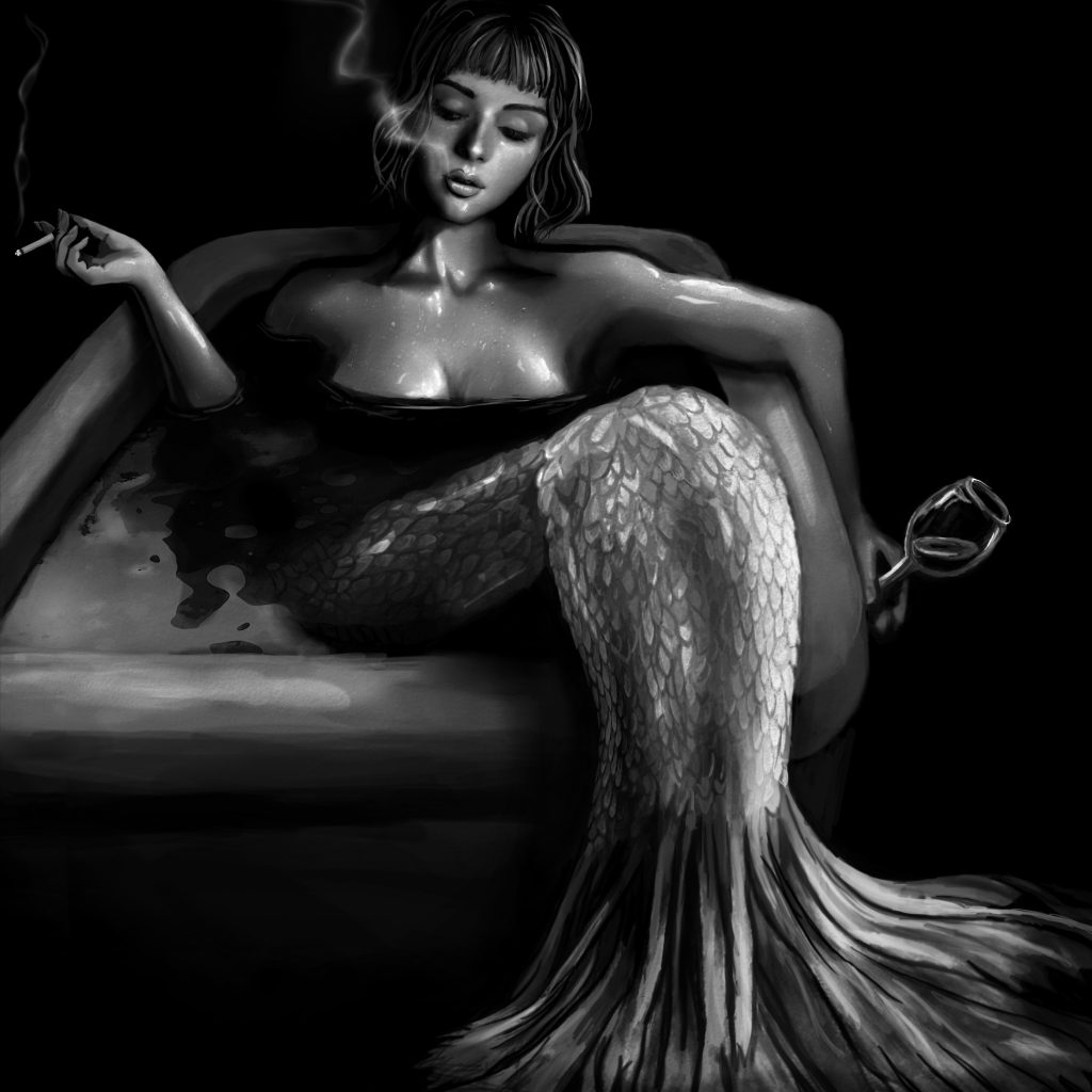 trapped mermaid